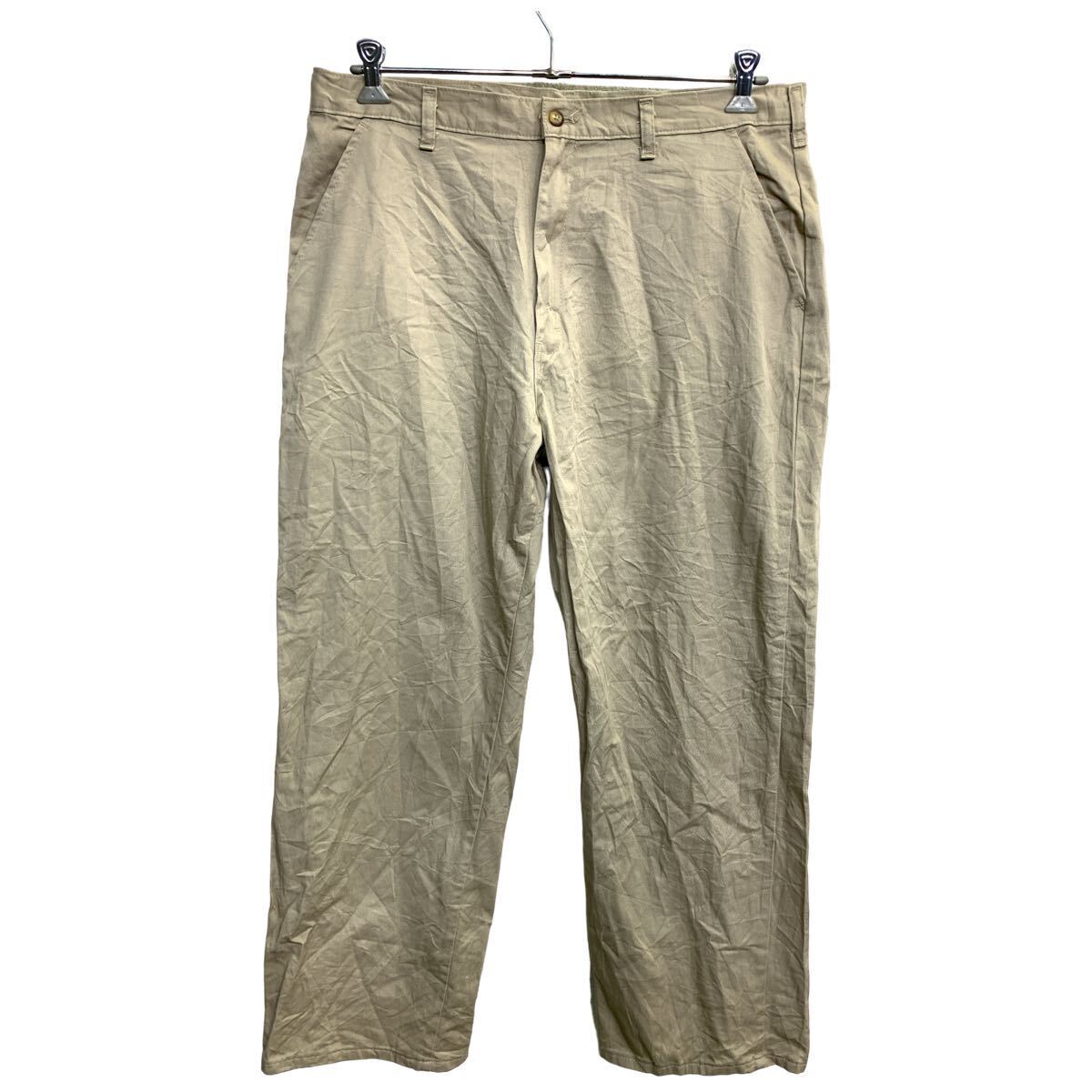 【中古】【古着】 Dickies ワークパンツ W38 ディッキーズ ビッグサイズ ベージュ 古着卸 アメリカ仕入 2406-332