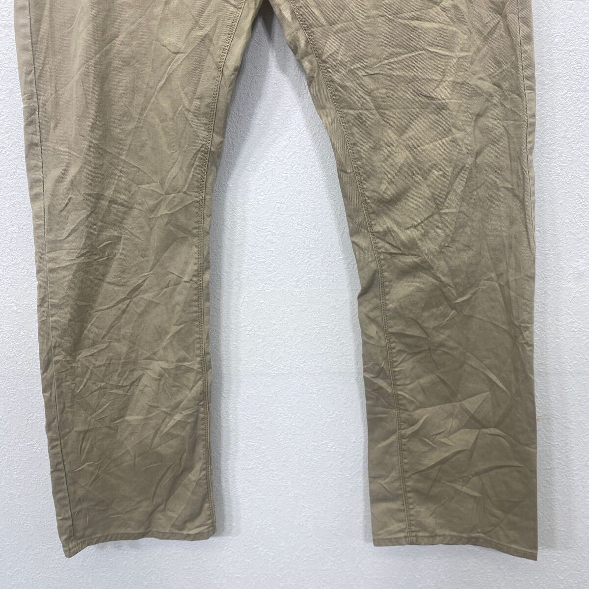 【中古】【古着】 denizen デニムパンツ W36 デニゼン ビッグサイズ コットン ベージュ 古着卸 アメリカ仕入 2406-351