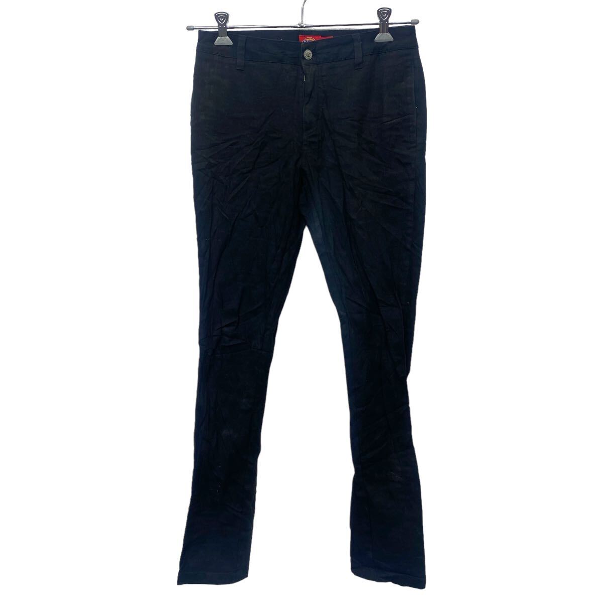 Rakuten - 【中古】【古着】 Dickies カラーパンツ W26 ディッキーズ レディース ブラック スキニー 古着卸 アメリカ仕入 2406-370