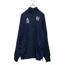 【中古】【古着】 adidas ハーフジップ トラックジャケット M ネイビー アディダス ジャージ スポーツウェア 古着卸 アメリカ仕入 a606-5438