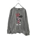 【中古】【古着】 TOPSHOP Disney キャラクター プリントスウェット トレーナー S~ レディース 裏起毛 ミニー 古着卸 アメリカ仕入 a606-5482