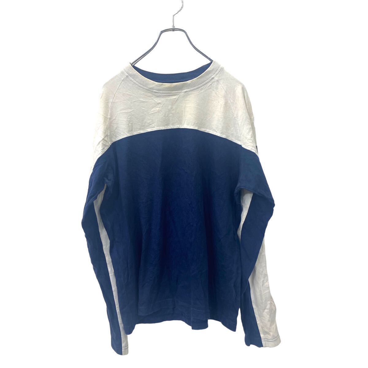 【中古】【古着】 Kappa ロングTシャツ Lサイズ カッパ 青系 古着卸 アメリカ仕入 t2406-3267