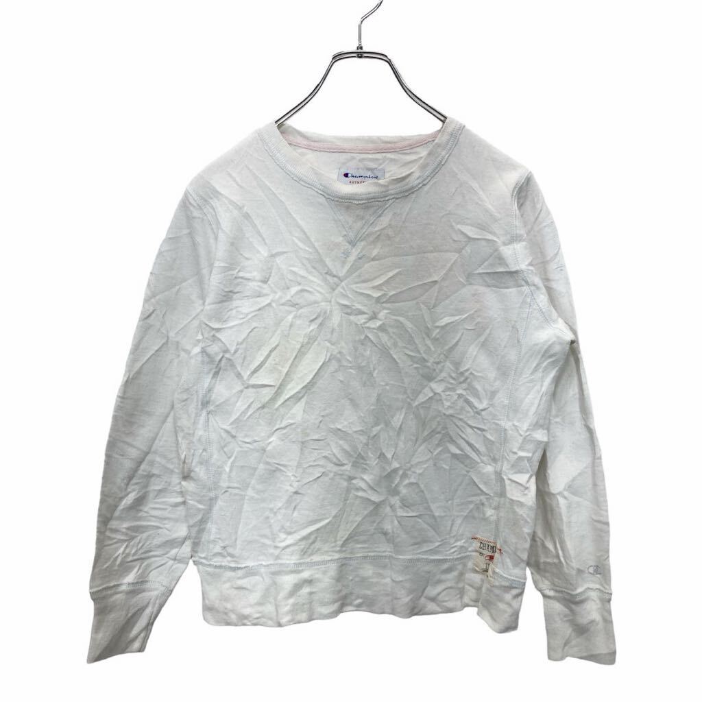 【中古】【古着】 Champion 無地スウェット トレーナー Sサイズ チャンピオン オフホワイト 古着卸 アメリカ仕入 t2406-3304