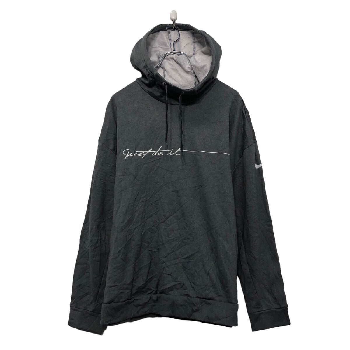 Other - 【中古】【古着】 NIKE プリント スウェット パーカー ナイキ L グレー 裏起毛 古着卸 アメリカ仕入 a606-5552