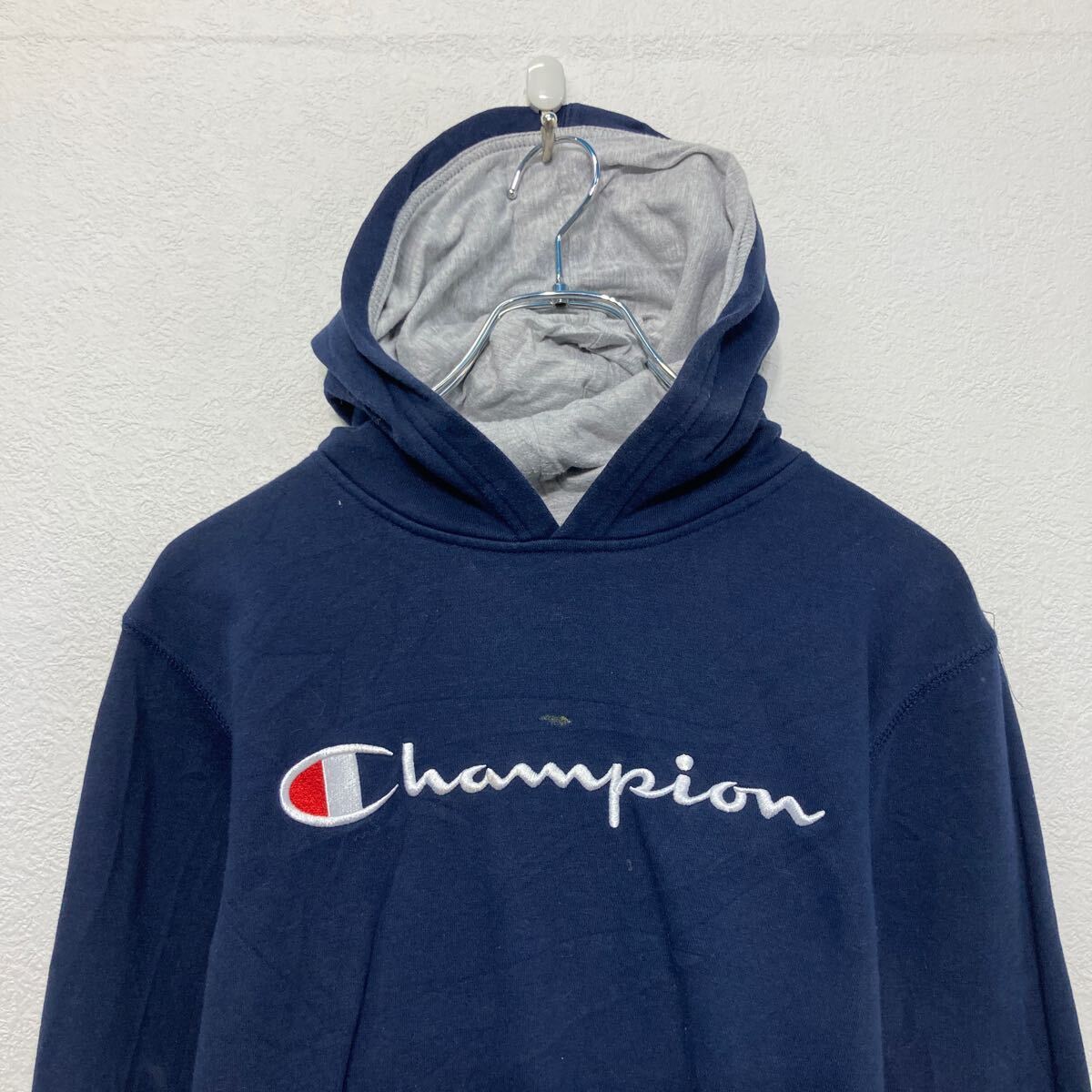 【中古】【古着】 champion プリント スウェット パーカー チャンピオン キッズ L ...