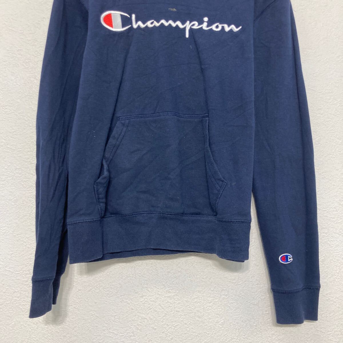 【中古】【古着】 champion プリント スウェット パーカー チャンピオン キッズ L ...