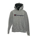 【中古】【古着】 champion プリント スウェット パーカー チャンピオン M キッズ グレー プルオーバー 古着卸 アメリカ仕入 a606-5632