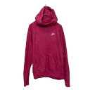 【中古】【古着】 NIKE プリント スウェット パーカー ナイキ M ピンク プルオーバー 古着卸 アメリカ仕入 a606-5959