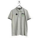 【中古】【古着】 Kappa 半袖 ポロシャツ S ホワイト カッパ サッカー 古着卸 アメリカ仕入 a606-6047