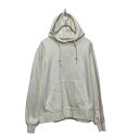 【中古】【古着】 adidas ロゴ スウェット パーカー アディダス XS ホワイト 裏起毛 古着卸 アメリカ仕入 a606-6063(4)