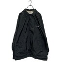 【中古】【古着】 La Mode ナイロン コーチジャケット XL ブラック ビッグサイズ スナップボタン アメカジ 古着卸 アメリカ仕入 a606-6234