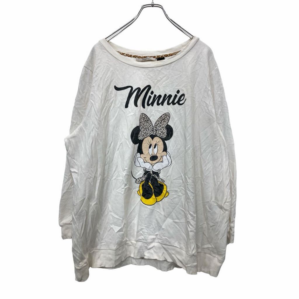 【中古】【古着】 Disney キャラクター スウェット トレーナー XLサイズ ディズニー ホワイト 古着卸 アメリカ仕入 t2406-3753