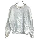 【中古】【古着】 Champion スウェット トレーナー レディース Mサイズ チャンピオン ホワイト 古着卸 アメリカ仕入 t2406-3840