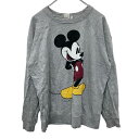 【中古】【古着】 Disney キャラクター スウェット トレーナー Sサイズ ディズニー レディース グレー 古着卸 アメリカ仕入 t2406-3891