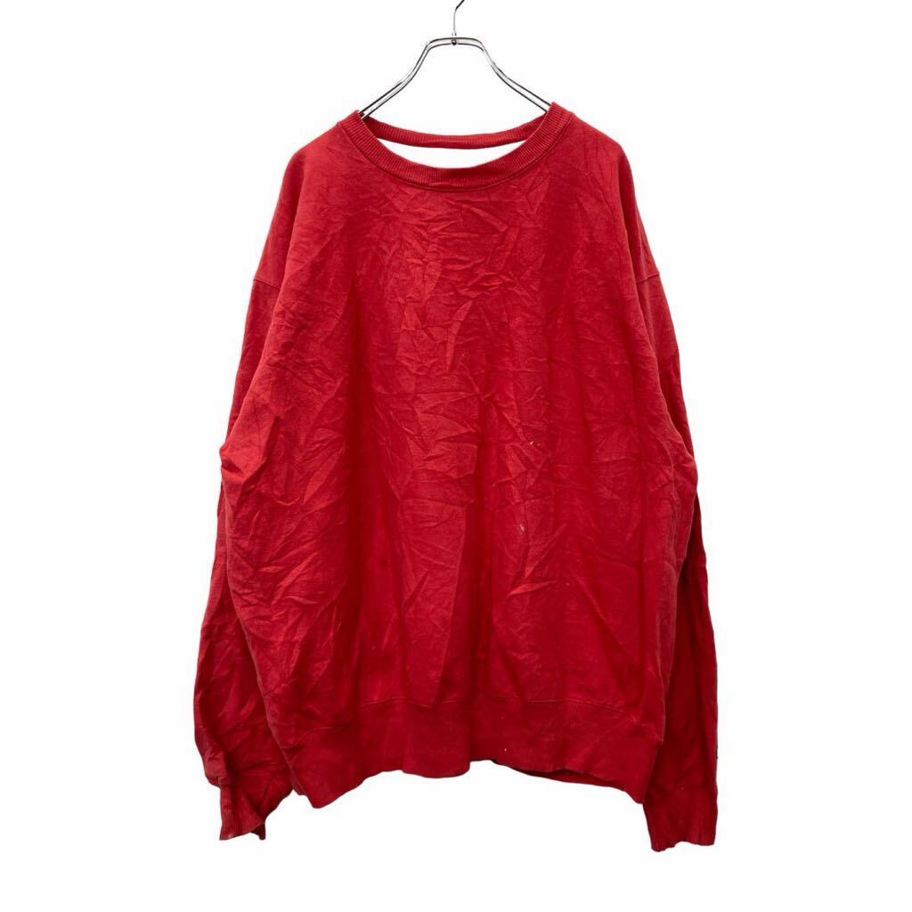【中古】【古着】 Champion 無地 スウェット トレーナー XLサイズ チャンピオン レッド 古着卸 アメリカ仕入 t2406-3957