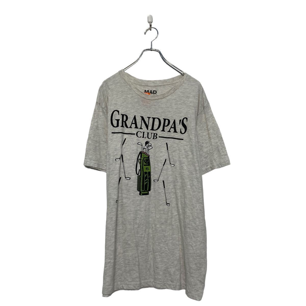 【中古】【古着】 MAD ENGINE 半袖 プリント Tシャツ XL ホワイト ビックサイズ クルーネック 古着卸 アメリカ仕入 a606-6656