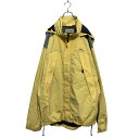 【中古】【古着】 L.L.Bean ジップアップ マウンテンジャケット XLT ライトイエロー エルエルビーン ワンポイントロゴ 古着卸 アメリカ仕入 a606-6713