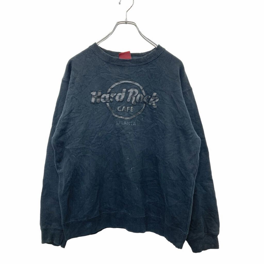 【中古】【古着】 Hard Rock CAFE ロゴ スウェット トレーナー Sサイズ ハードロックカフェ ブラック 古着卸 アメリカ仕入 t2406-4041