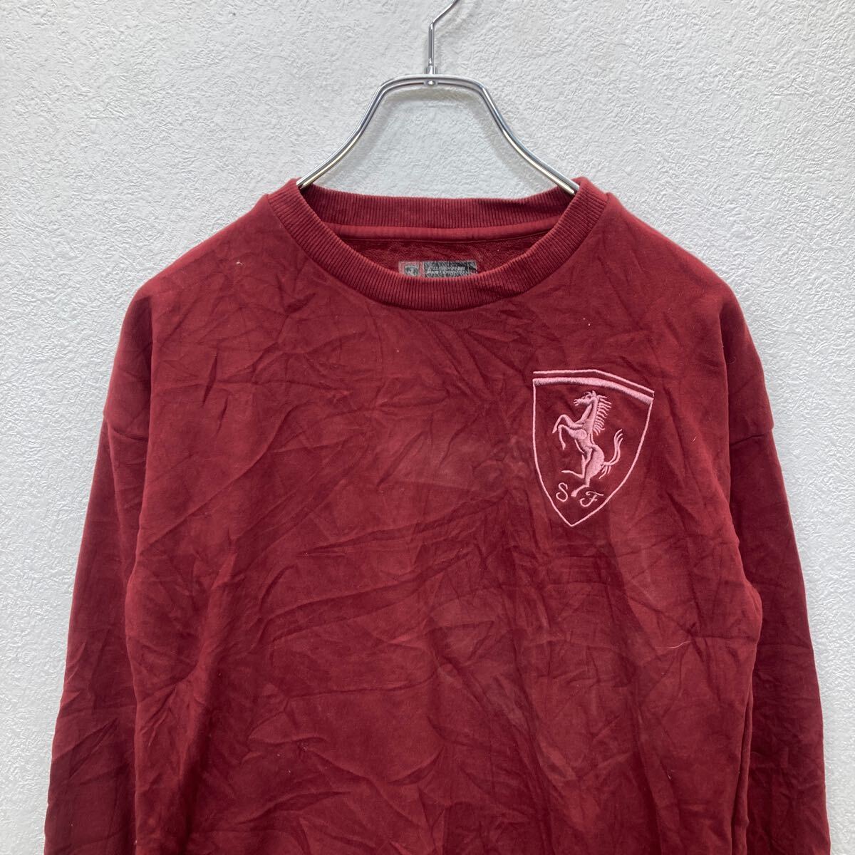 【中古】【古着】 SCUOERIA ロゴ スウェット トレーナー XLサイズ ジュニアサイズ ...