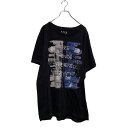 【中古】【古着】 FREE STATE 半袖 プリントTシャツ 2XL ブラック ビッグサイズ クルーネック NY 古着卸 アメリカ仕入 a606-7010