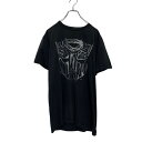 【中古】【古着】 半袖 プリントTシャツ M ブラック クルーネック 古着卸 アメリカ仕入 a607-5041(4)