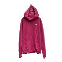 【中古】【古着】 NIKE プリント スウェット パーカー ナイキ M ピンク プルオーバー 裏起毛 古着卸 アメリカ仕入 a607-5112