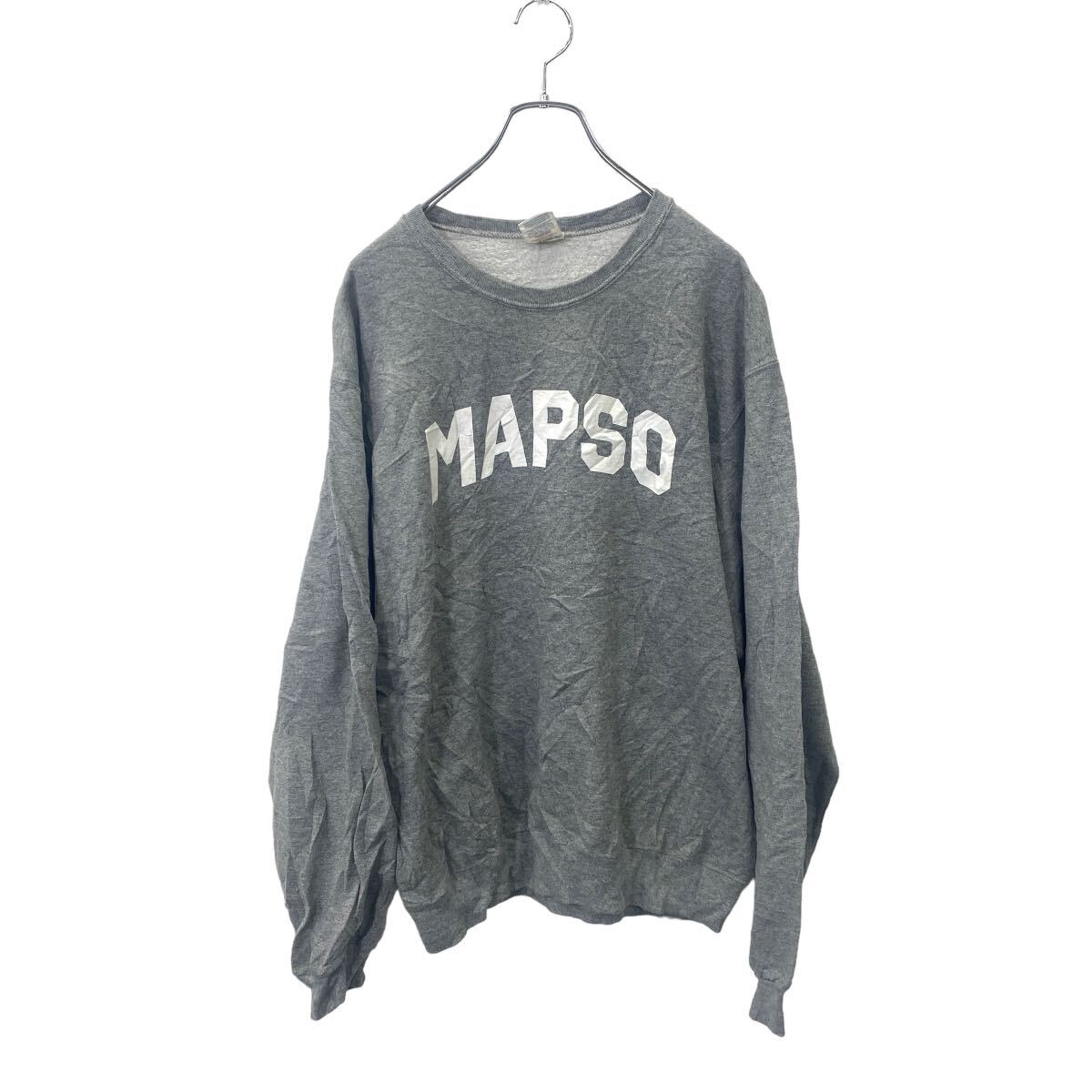 【中古】【古着】 JERZEES プリント スウェット トレーナー M サイズ グレー 古着卸 アメリカ仕入 t2406-4095