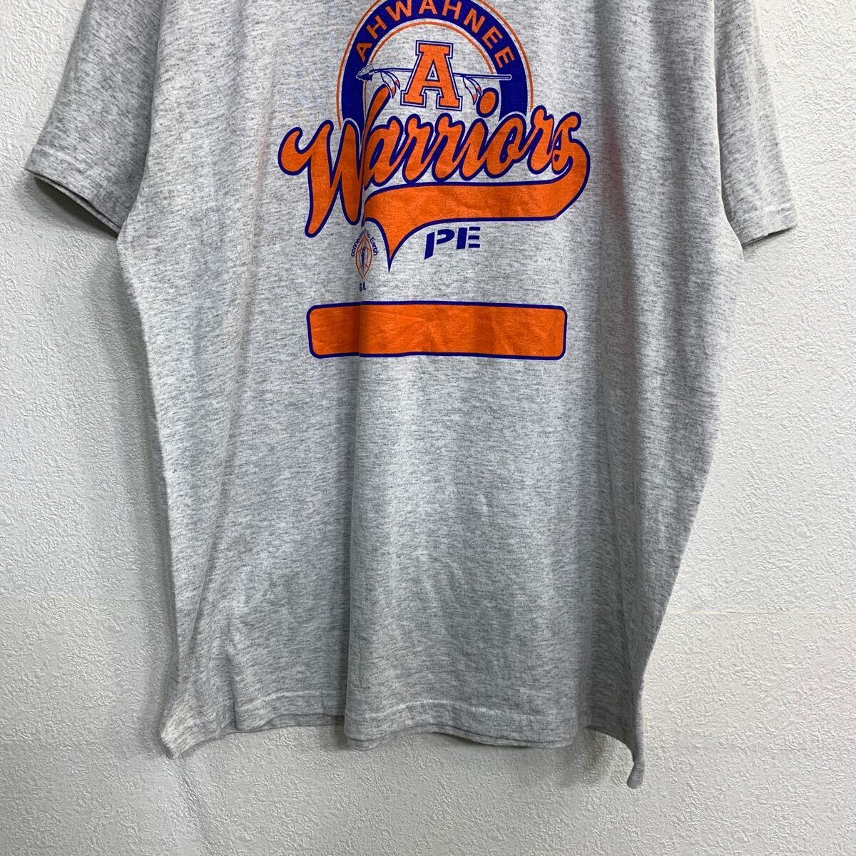 【中古】【古着】 JERZZEES 半袖 プリントTシャツ XLサイズ ジャージーズ グレー 古着卸 アメリカ仕入 t2407-3037