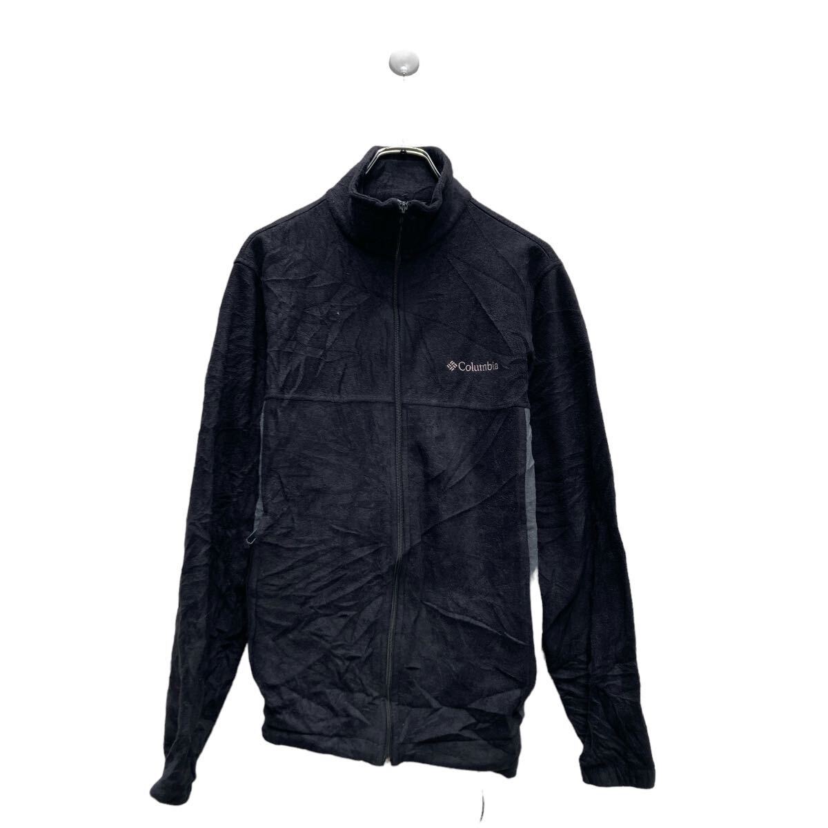 【中古】【古着】 Columbia フリース ジャケット コロンビア M ブラック フルジップ アウトドア 古着卸 アメリカ仕入 a607-5236