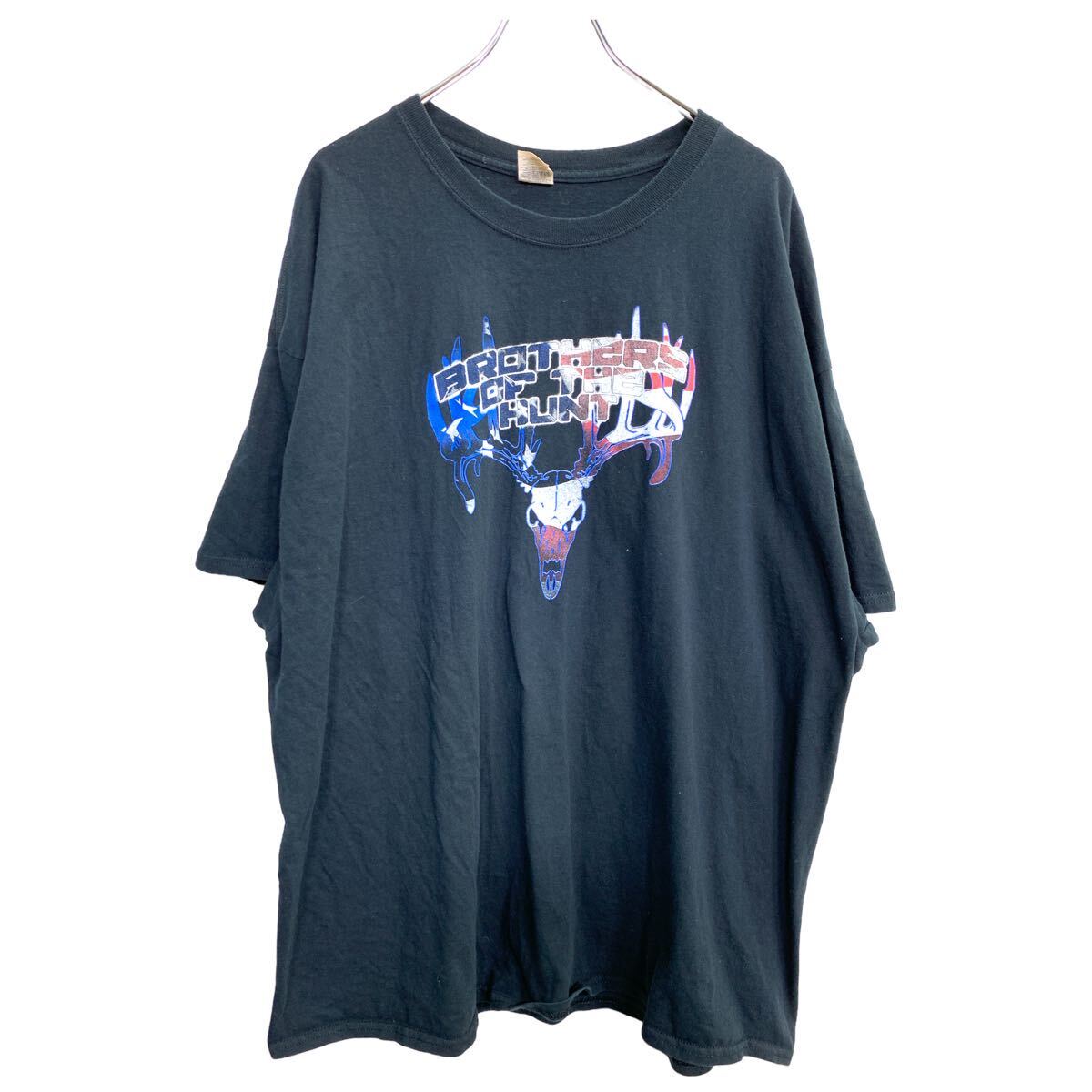 【中古】【古着】 GILDAN 半袖 プリント Tシャツ XLサイズくらい ギルダン ブラック 古着卸 アメリカ仕入 t2407-3058