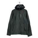 【中古】【古着】 THE NORTH FACE ロゴ ジャージ パーカー レディース M グレー ブラック ノースフェイス ジップアップ 古着卸 アメリカ仕入 ...