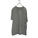 【中古】【古着】 Champion 半袖 無地Tシャツ XL グレー チャンピオン クルーネック ビッグサイズ 古着卸 アメリカ仕入 a607-5406