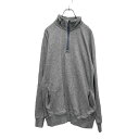 【中古】【古着】 UNDER ARMOUR ハーフジップ ロゴスウェット トレーナー アンダーアーマー 裏起毛 プルオーバー 古着卸 アメリカ仕入 a607-5427
