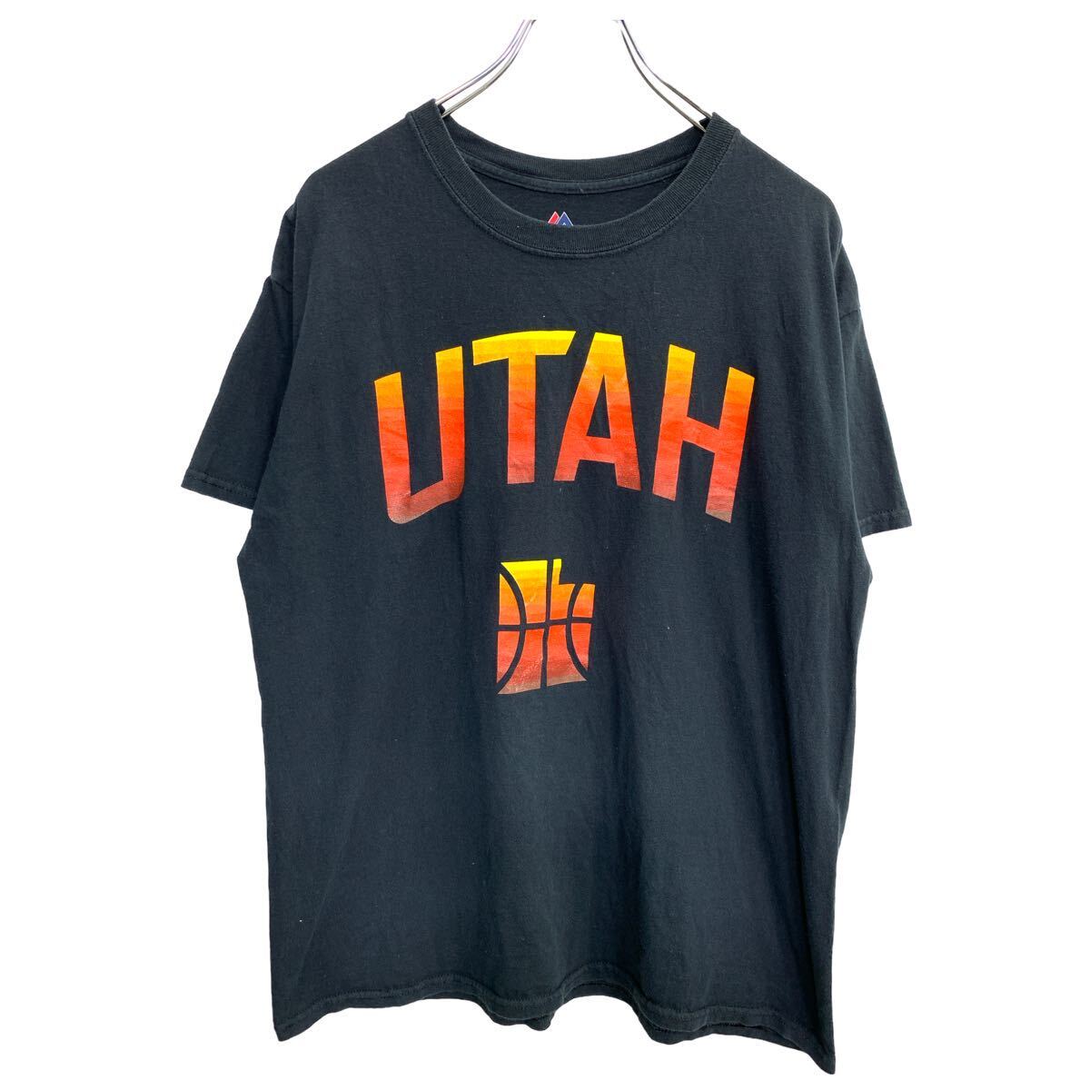 【中古】【古着】 Majestic 半袖 プリント Tシャツ Lサイズ マジェスティック ブラック 古着卸 アメリカ仕入 t2407-3234