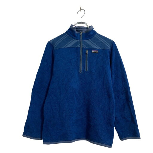 【中古】【古着】 patagonia ニット ジャケット レディース XS~ ブルー パタゴニア ハーフジップ アウトドア 古着卸 アメリカ仕入 a607-5481 【中古】【古着】 patagonia ニット ジャケット レディース XS~ ブルー パタゴニア ハーフジップ アウトドア 古着卸 アメリカ仕入 a607-5481