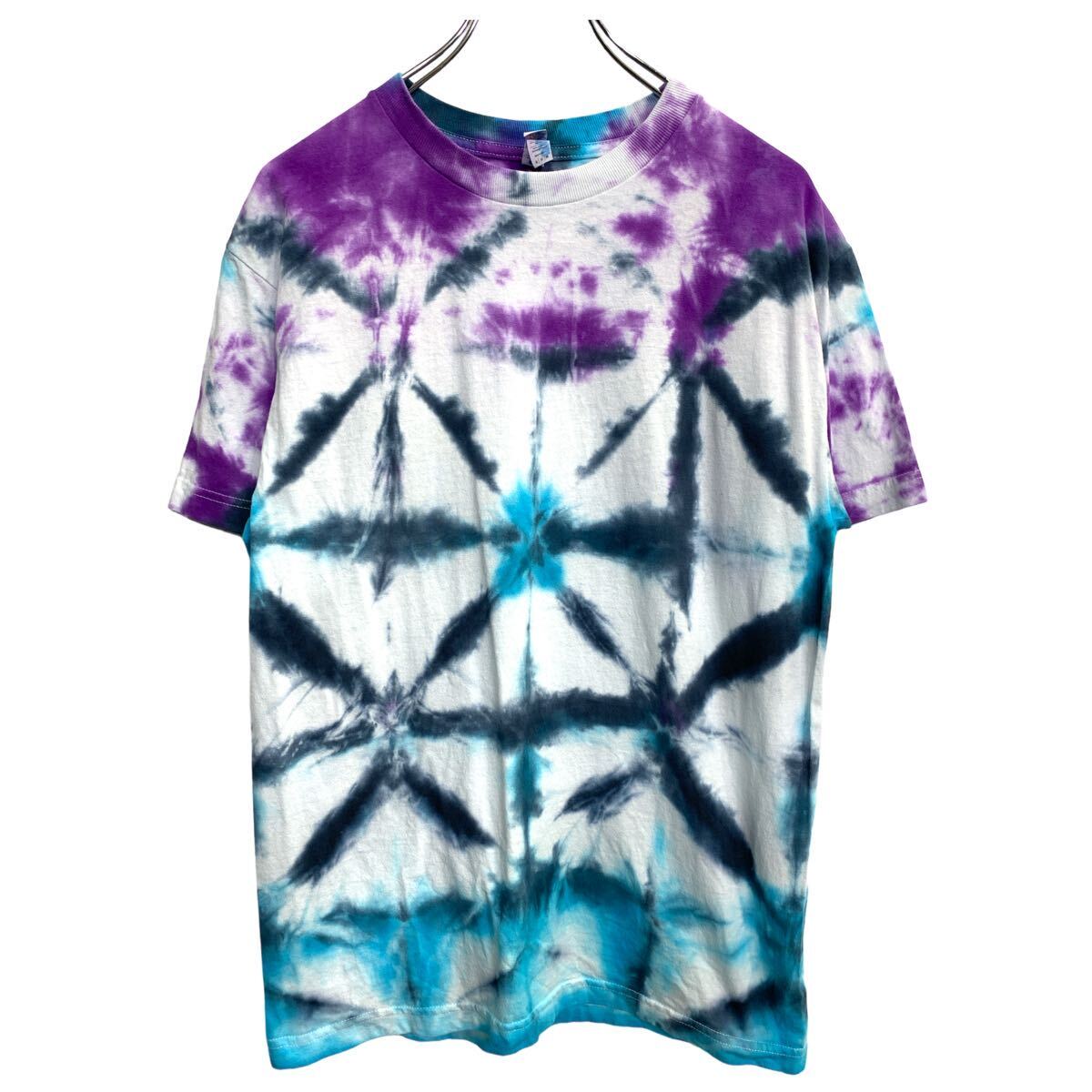 Shirts, T-Shirts - 【中古】【古着】 ALSTYLE 半袖Tシャツ Mサイズ タイダイ柄 総柄 古着卸 アメリカ仕入 t2407-3290