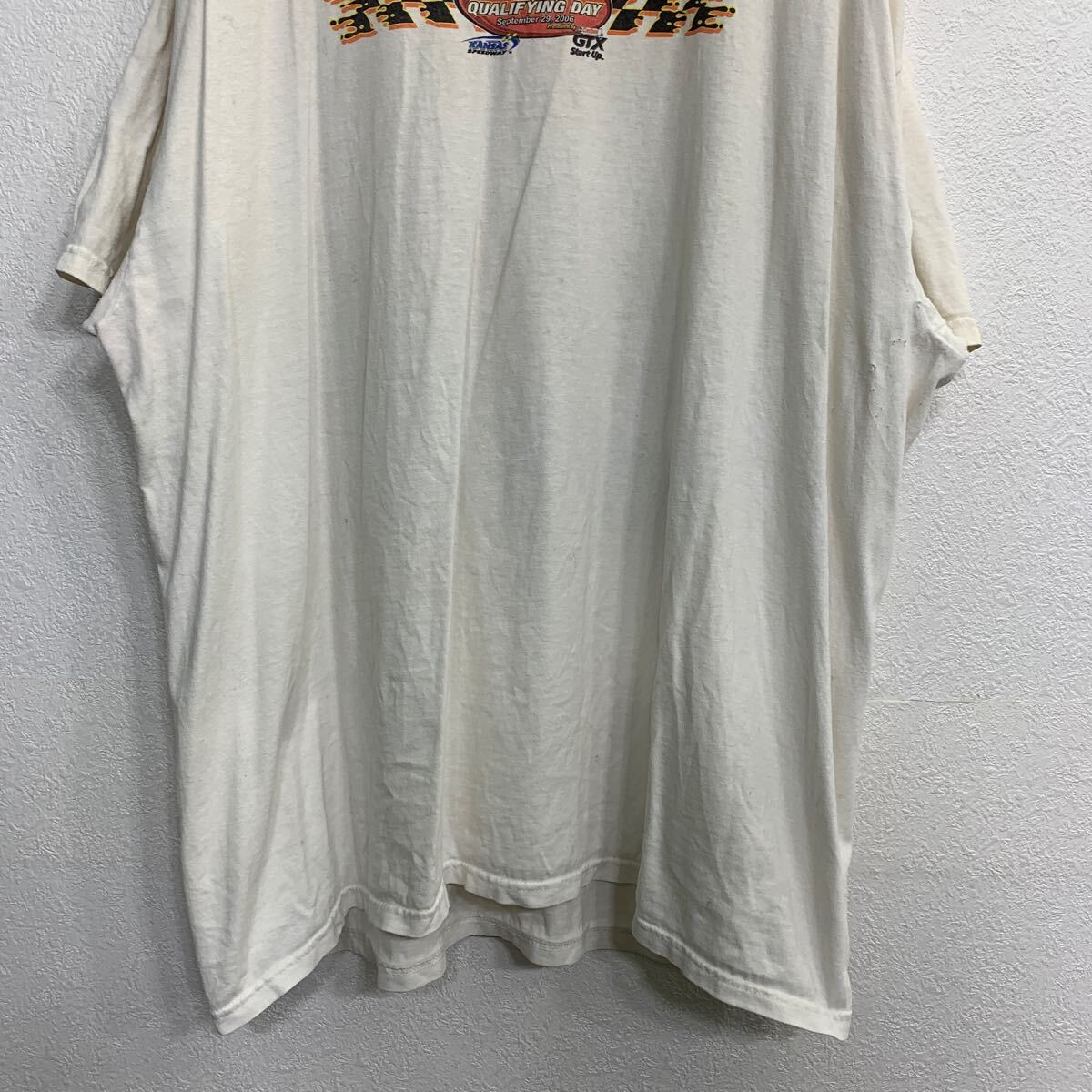 【中古】【古着】 anvil 半袖 プリント Tシャツ 2XLサイズ アンビル ビッグサイズ ホワイト コットン 古着卸 アメリカ仕入 t2407-3395