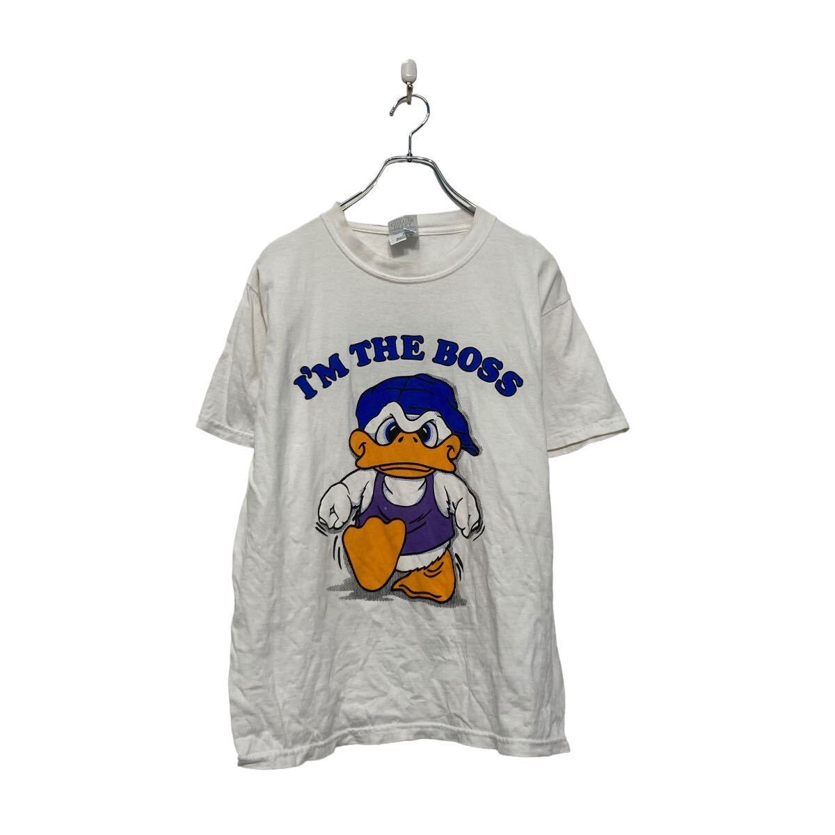 【中古】【古着】 GILDAN 半袖 プリント Tシャツ ギルダン M ホワイト パックプリント クルーネック 古着卸 アメリカ仕入 a607-5660