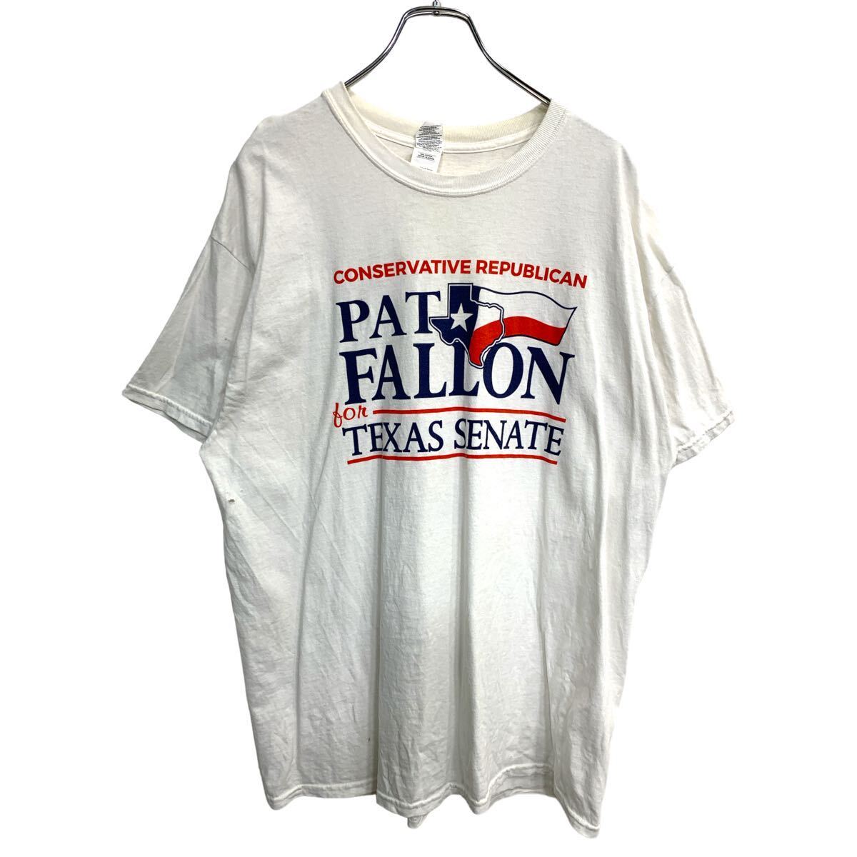 【中古】【古着】 GILDAN 半袖 プリント Tシャツ XLサイズ ギルダン バックプリント ホワイト コットン 古着卸 アメリカ仕入 t2407-3544(4.0)