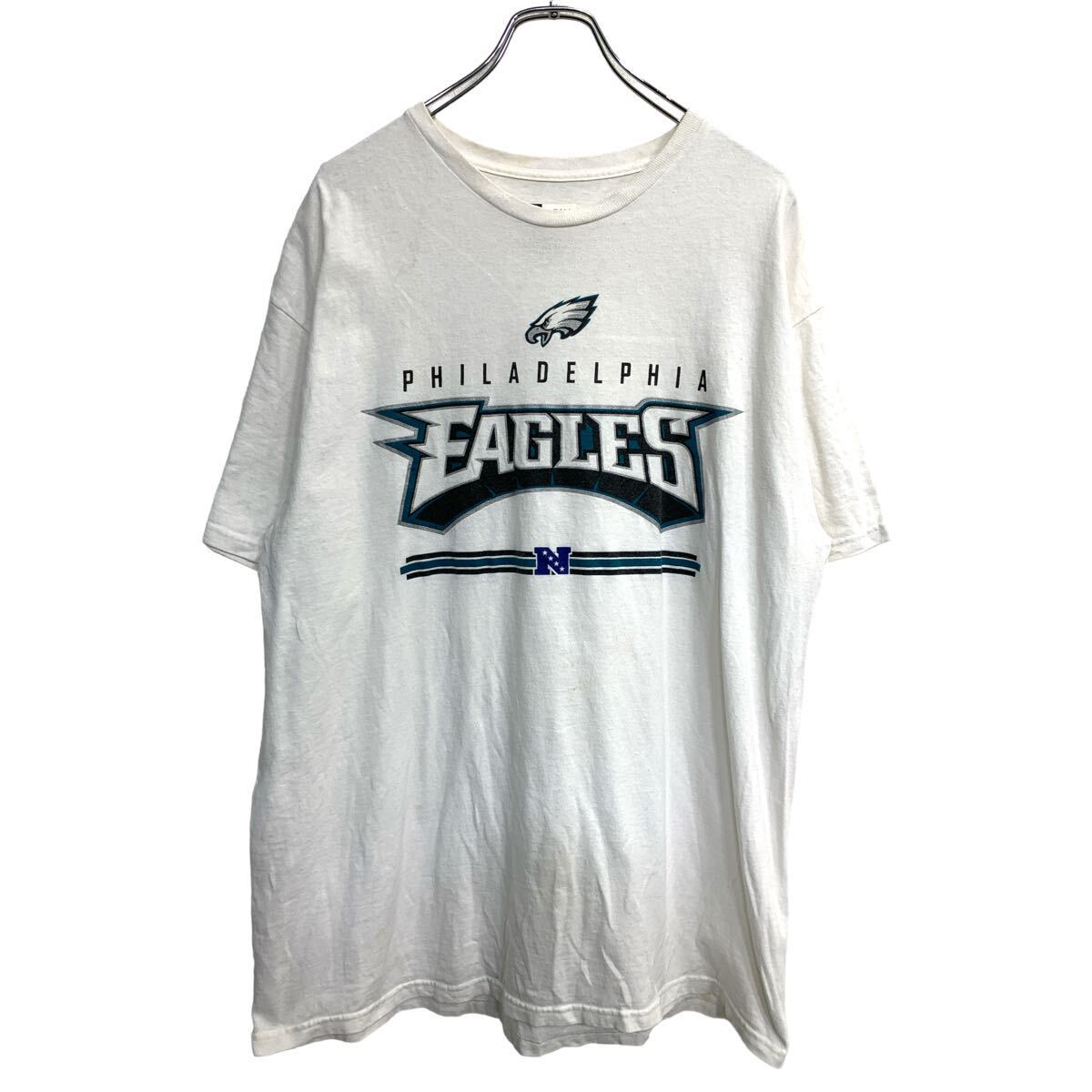 【中古】【古着】 NFL 半袖 プリント Tシャツ XLサイズ エヌエフエル ホワイト コットン 古着卸 アメリカ仕入 t2407-3594