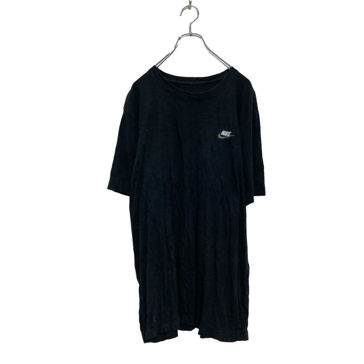 【中古】【古着】 NIKE 半袖 ロゴTシャツ L ブラック ナイキ クルーネック 古着卸 アメリカ仕入 a607-5890