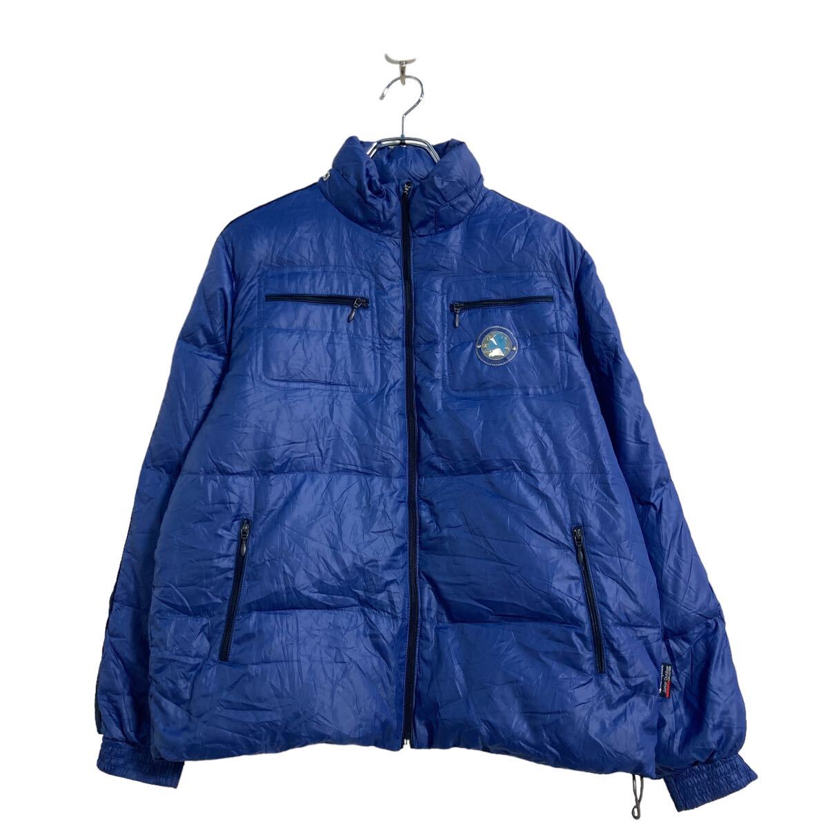 Down - 【中古】【古着】 Champion ダウンジャケット キッズ XL ブルー チャンピオン アウトドア 古着卸 アメリカ仕入 a607-5912
