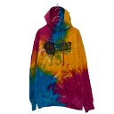 【中古】【古着】 colortone プリント スウェット パーカー カラートーン M タイダイ プルオーバー 古着卸 アメリカ仕入 a607-6044