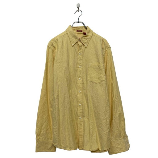 【中古】【古着】 IZOD 長袖 無地 シャツ アイゾッド L イエロー ポケット 古着卸 アメリカ仕入 a607-6096 【中古】【古着】 IZOD 長袖 無地 シャツ アイゾッド L イエロー ポケット 古着卸 アメリカ仕入 a607-6096