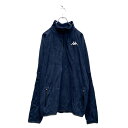 【中古】【古着】 Kappa フリース ジャケット XL ネイビー カッパ ハーフジップ プルオーバー ビッグサイズ 古着卸 アメリカ仕入 a607-6119