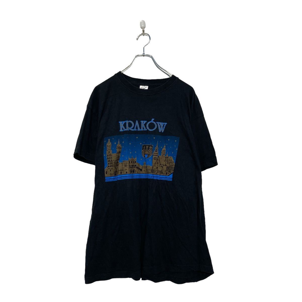 【中古】【古着】 stedman 半袖 プリント Tシャツ ステッドマン XXL ブラック ビッグサイズ クルーネック 古着卸 アメリカ仕入 a607-6315
