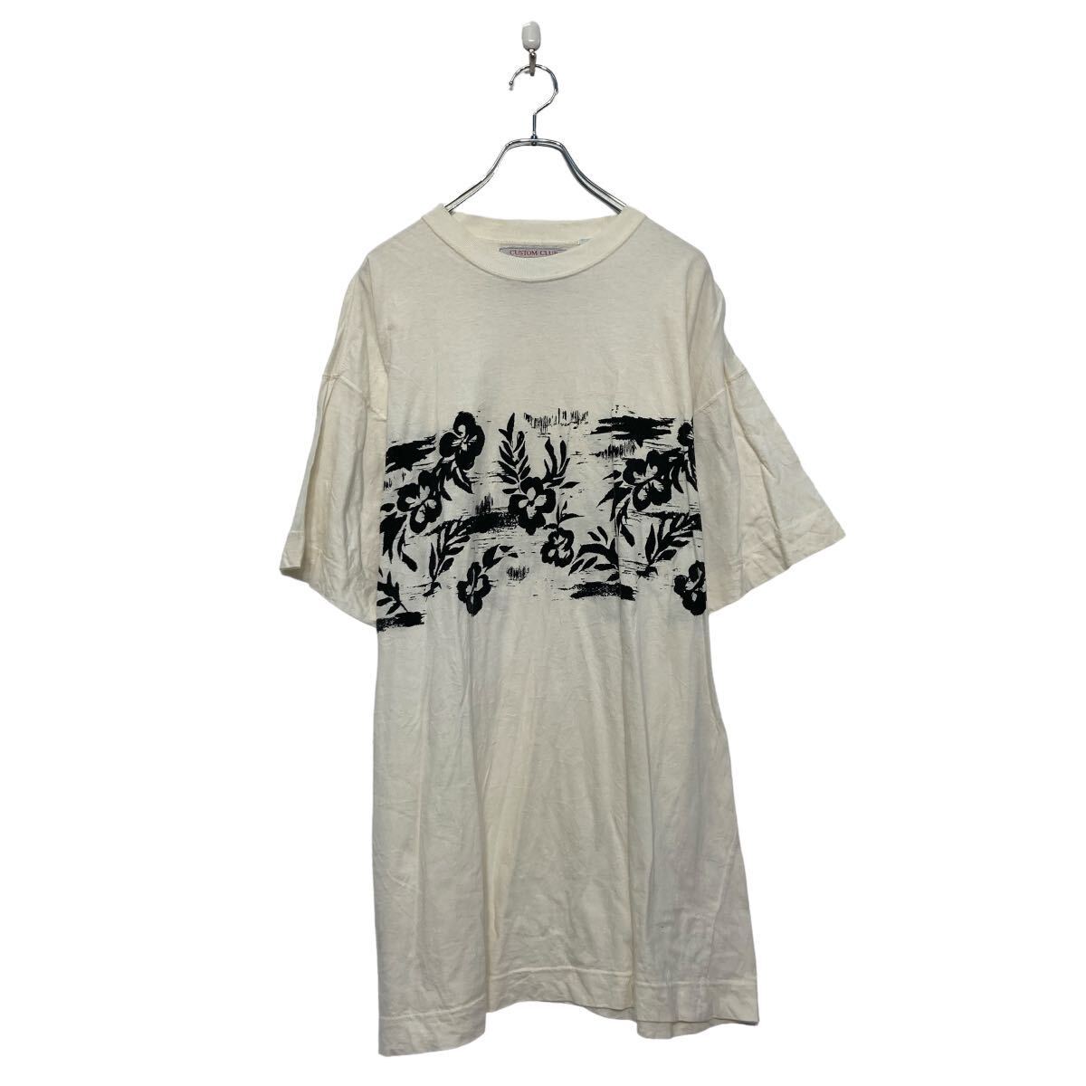 ����šۡڸ���� CUSTOM CLUB INTERNATIONAL Ⱦµ �ץ��� T����� XL �ۥ磻�� �ӥå������� �ѥå��ץ��� ���롼�ͥå� ���岷 ����ꥫ���� a607-6321