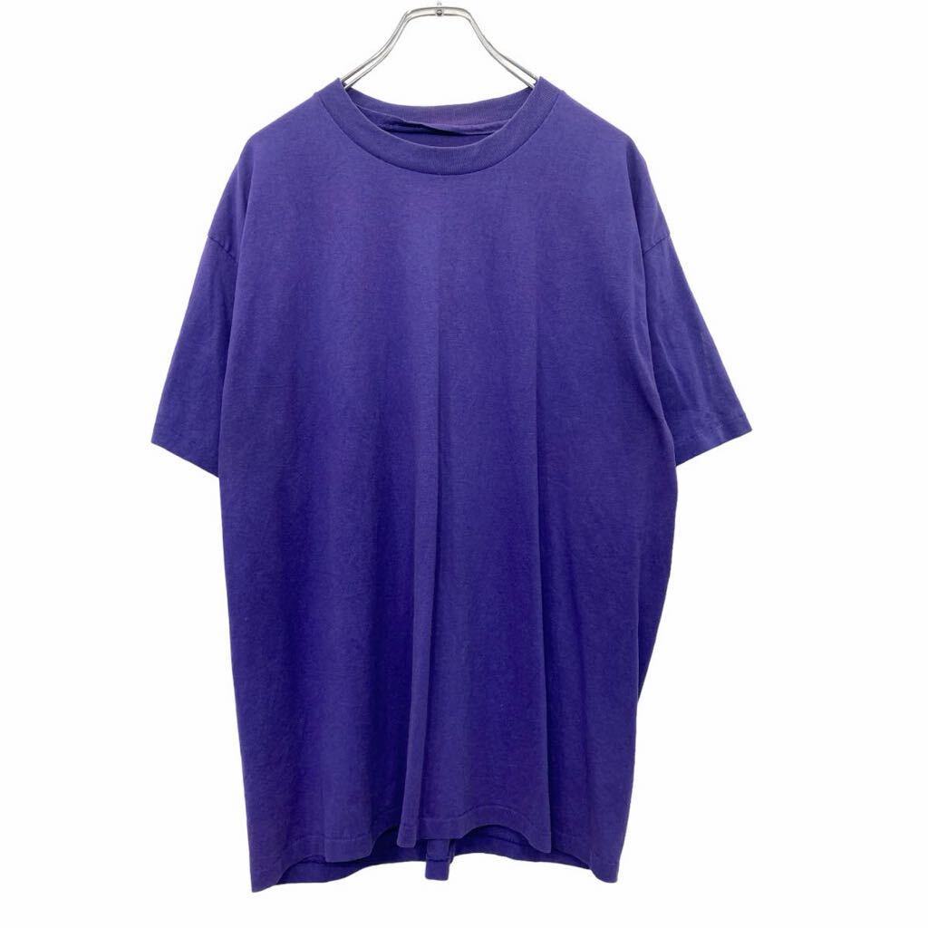 Plain - 【中古】【古着】 半袖 無地 Tシャツ XLサイズ パープル 古着卸 アメリカ仕入 t2407-4074