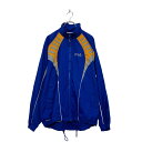 【中古】【古着】 FILA ジップアップ ナイロン ジャケット フィラ M ブルー ブルゾン ラグラン 古着卸 アメリカ仕入 a607-6543