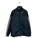 【中古】【古着】 adidas ジップアップ ダウン ジャケット アディダス キッズ L ブラック 古着卸 アメリカ仕入 a607-6547